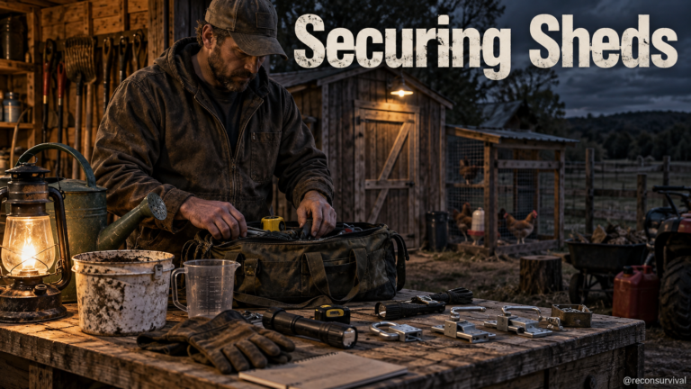 Securing Sheds, Coops, Fuel, and Tools Before Longer Nights