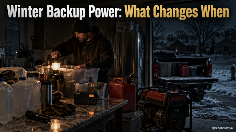 Winter Backup Power: What Changes When Cold Is the Problem